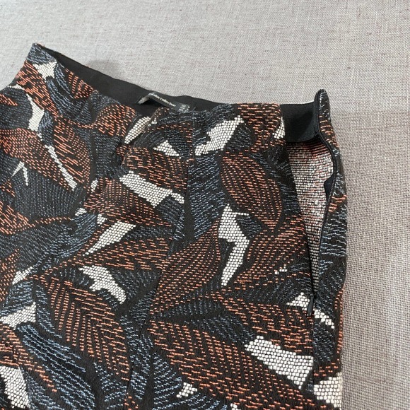 Zara Shorts Womens Medium Trafaluc Collection Multicolored H Leaf Jacquard - Picture 4 of 8